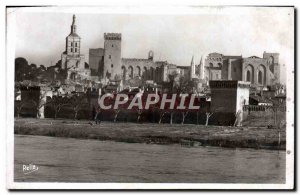 Old Postcard Avignon The Palais des Papes and Notre Dame des Doms saw the edg...