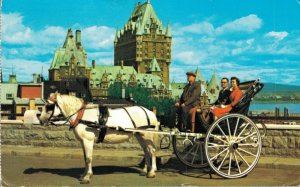 Canada A Caleche Ride is a must While in Quebec Vintage Postcard 07.15
