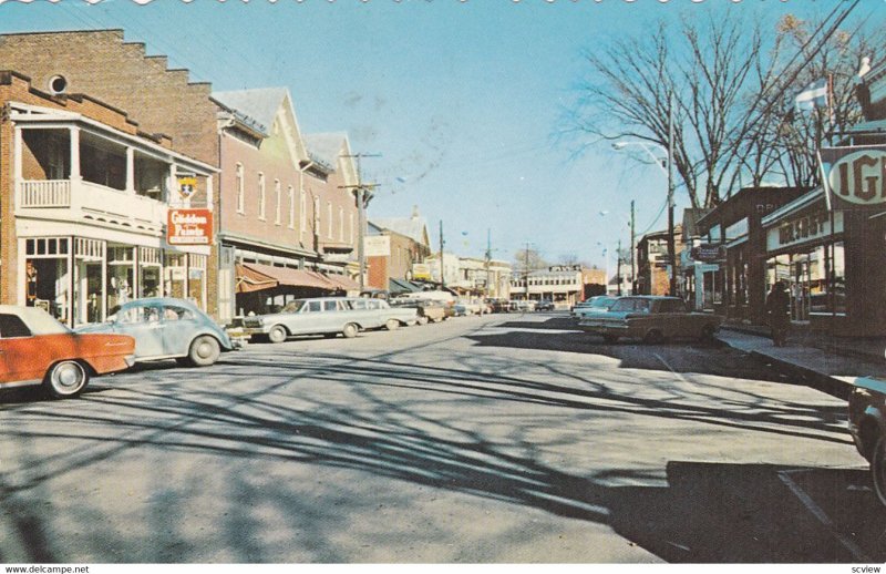 Main Street , BEDFORD , Quebec , Canada , 50-60s