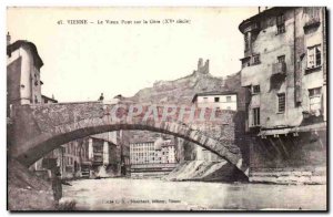 Old Postcard Vienna The old bridge over the Gere (15th)