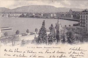 Switzerland Geneve Monument Brunswick 1904