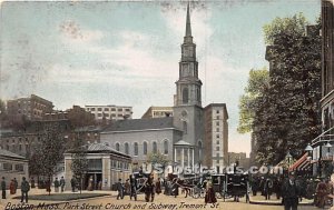 Park Street Church & Subway - Boston, Massachusetts MA  