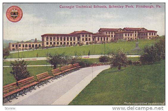 Carnegie Technical Schools, Schenley Park, Pittsburgh, Pennsylvania, 1900-1910s