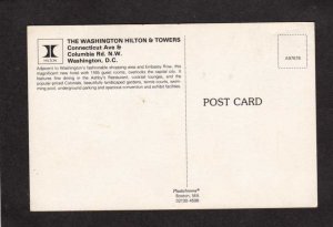 DC Washington DC Hilton Hotel Towers Columbia Rd, Postcard