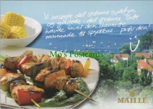 Food & Drink Postcard - Advertising - Recipe - Grillspyd - Maille RR13829