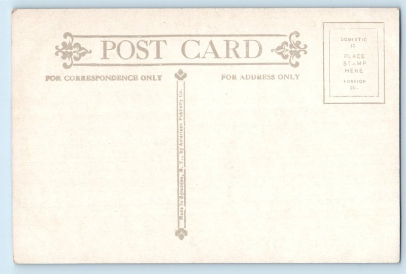 c1910 Syracuse New York Postcard Dairy Grange Building State Fair Building