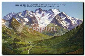 Old Postcard The Col Du Lautaret and the Chaine de Meije seen from the slopes...