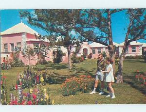 Pre-1980 GARDENS AT HOTEL Paget Bermuda F6320