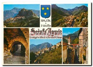 Modern Postcard St. Agnes The village of the highest coastal Europe