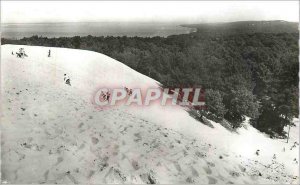 Postcard Modern Basin of Arcachon coast of money Dune of Pilat (117 m)