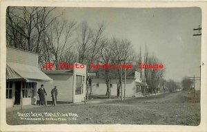 MN, Maple Plain, Minnesota, RPPC, Street Scene, Business Section, Neinhauser