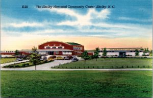 Postcard NC Shelby Memorial Community Center