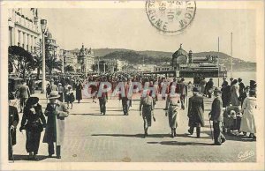 Old Postcard Artistic French Riviera Nice Promenade des Anglais