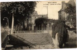 CPA MONTARGIS - Le LOING Avenue de la Gare (251657)