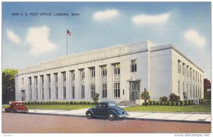 Post Office , LANSING , Michigan , 30-40s