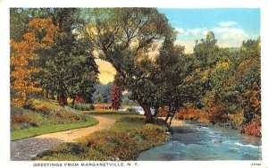 Greetings from Margaretville, New York Postcard