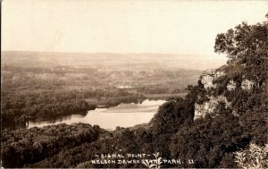 RPPC Nelson Dewey State Park Cassville WI Vintage Postcard D01