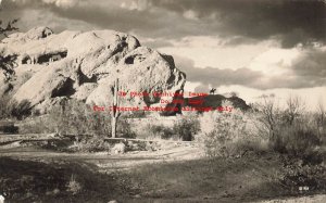 AZ, Phoenix, Arizona, RPPC, Papago Park, Hole In The Rock, Markow Photo