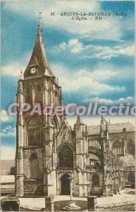 Old Postcard Arques la Bataille (S I) The Church