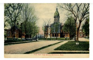 MA - Middleboro. Town Hall & High School