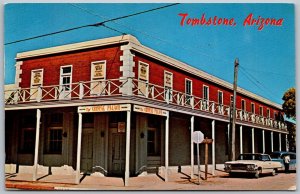 Tombstone Arizona 1960s Postcard Crystal Palace Saloon & Showplace