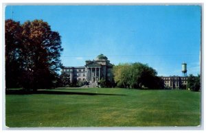 1960 Beardshear Hall Iowa State College Field Ames Iowa Vintage Antique Postcard