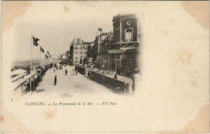 CPA CABOURG - La Promenade de la Mer (141413)