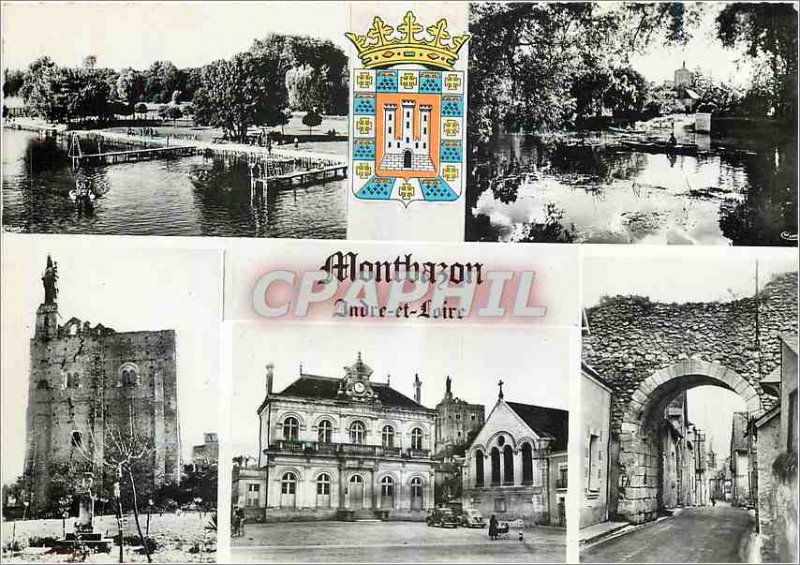 Postcard Modern Montbazon Indre et Loire