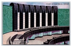 Court of Electrical Buildings Century of Progress Chicago IL UNP DB Postcard G18