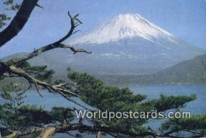 Mt Fuji Lake Motosu Japan 1912 