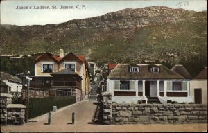 Cape Town South Africa St James Jacob's Ladder c1910 Vintage Postcard