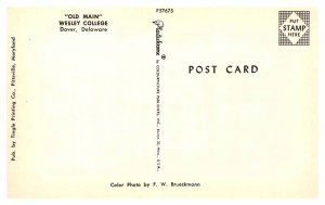 Postcard SCHOOL SCENE Dover Delaware DE AT2999