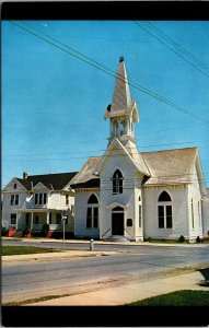 Vtg Asbury Methodist Church Harrington Delaware DE Unused Postcard