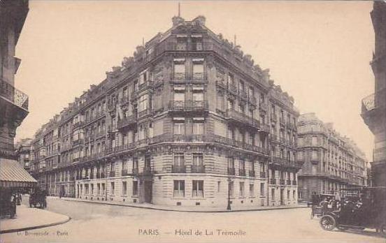 France Paris Hotel de la Tremoille