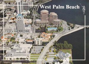 Aerial Panorama West Palm Beach Florida