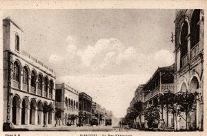 Djibouti Abyssinian Street Vintage Postcard 03.92