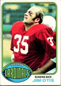 1976 Topps Football Card Jim Otis St Louis Cardinals sk4305