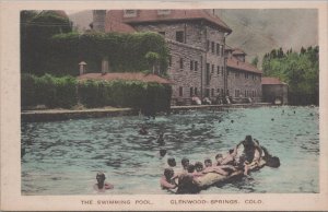 Postcard The Swimming Pool Glenwood Springs CO