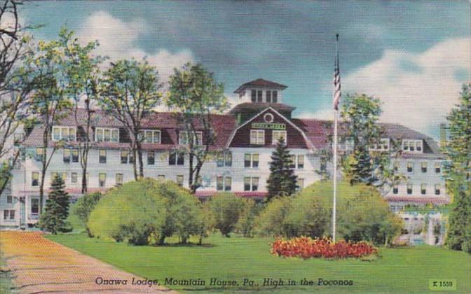 Pennsylvania Mountain House Onawa Lodge High In The Poconos