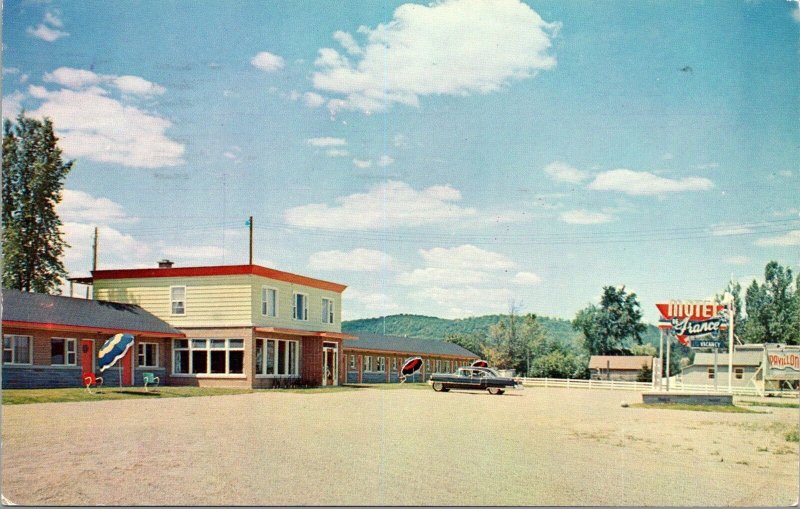 Vintage Postcard Motel DE France ST. Gabriel DE Brandon Quebec Canada