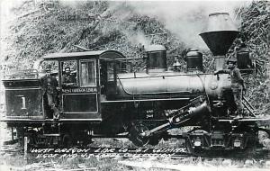 RPPC of West Oregon Lumber Co. #1 Climax Steam Locomotive