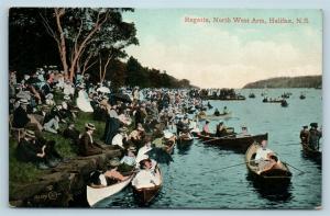 Postcard Canada Nova Scotia Halifax Regatta North West Arm Q11