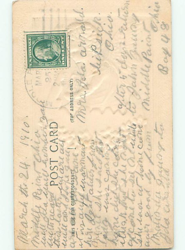 Divided-Back BEAUTIFUL ANGEL SCENE Great Postcard AB0079