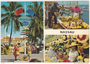 Scenic Greetings from Nassau,  Bahamas,   50-70s