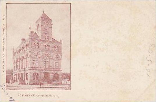 Iowa Council Bluffe Post Office