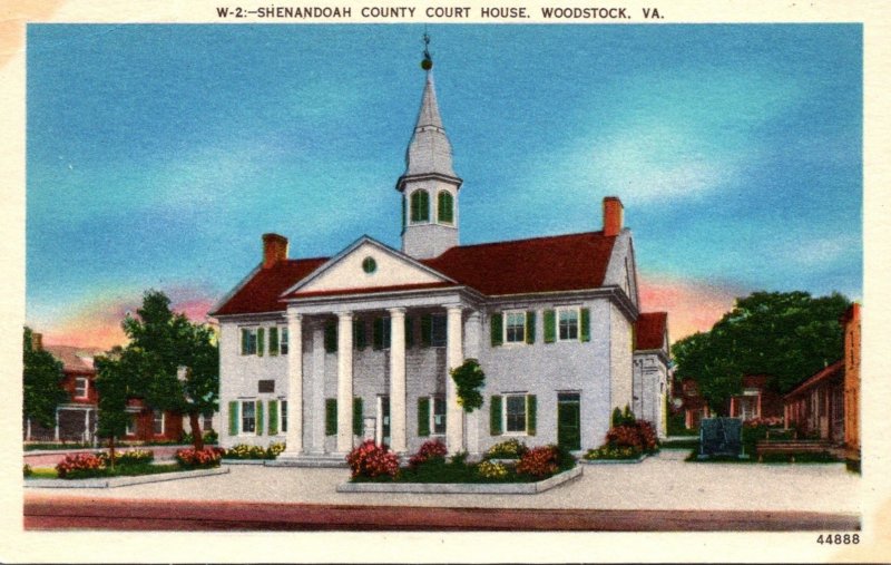 Virginia Woodstock Shenandoah County Court House