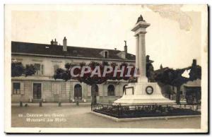 Old Postcard Divonne les Bains War Memorial