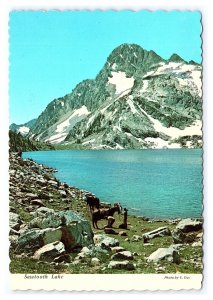 Sawtooth Lake Idaho Continental Scenic View Postcard