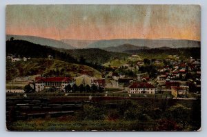 J91/ Clifton Forge Virginia Postcard c1910 Gladys Inn Railroad Depot 453