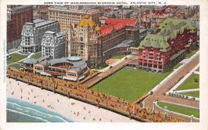 Aero View of Marlborough-Blenheim Hotel Atlantic City, New Jersey  